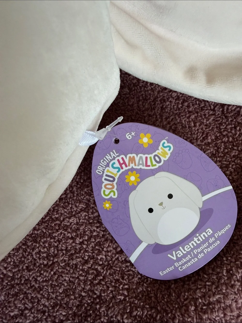 Squishmallow Easter Basket - Bunny